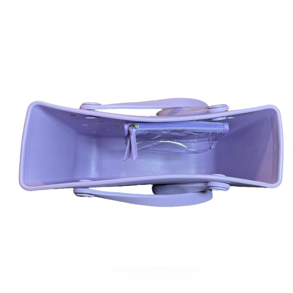 Baby Bogg Bag Pastel Purple Lilac Tote NWT 15”x13”x5.25” - Picture 3 of 5